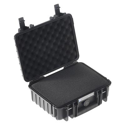 OUTDOOR kuffert i sort med skum polstring 250x175x95 mm Volume 4,1 L Model: 1000/B/SI